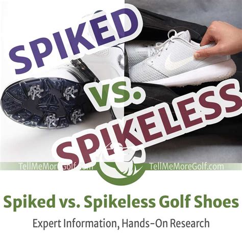 spiked vs spikeless golf shoes